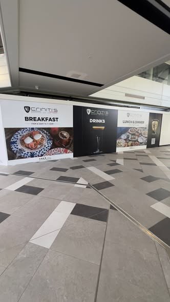 Crinitis site hoarding graphics